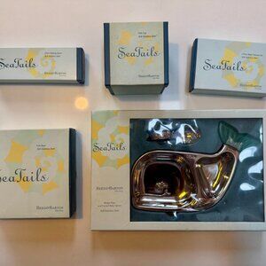 Reed & Barton SEA TAILS infant feeding set